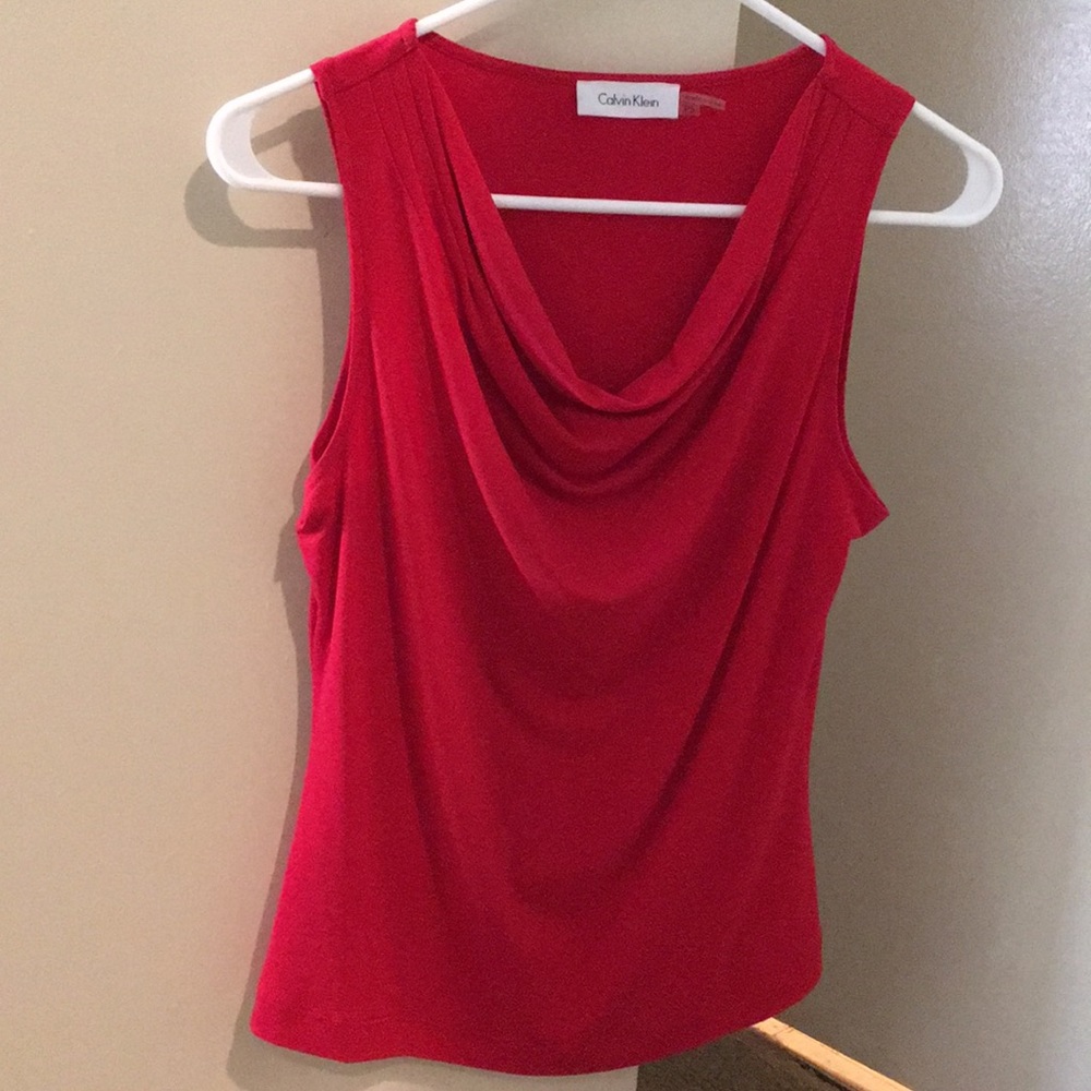Calvin Klein sleeveless blouse